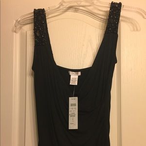 Cache beaded strap top